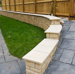 Patio Wall Installations in Bath